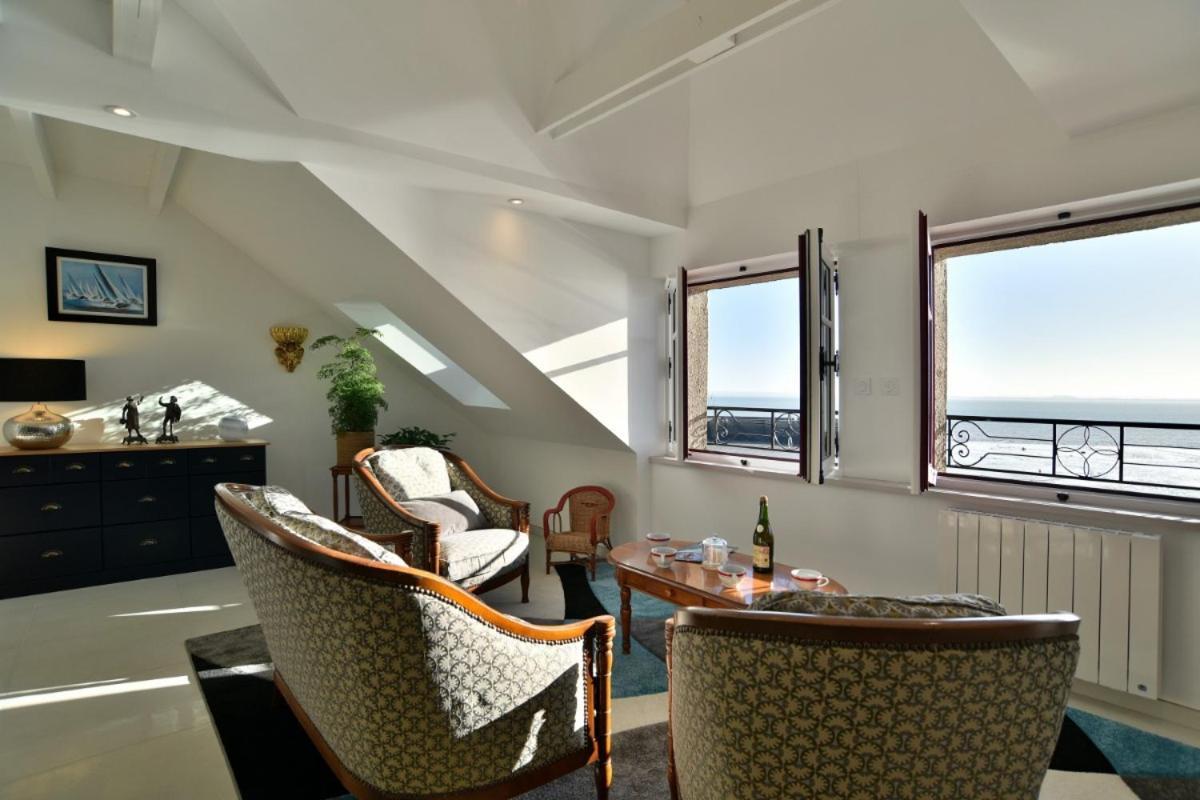 Lostra 2 - Appartement Avec Mezzanine, Front De Mer A Cancale Sur Le Port De La Houle Zewnętrze zdjęcie