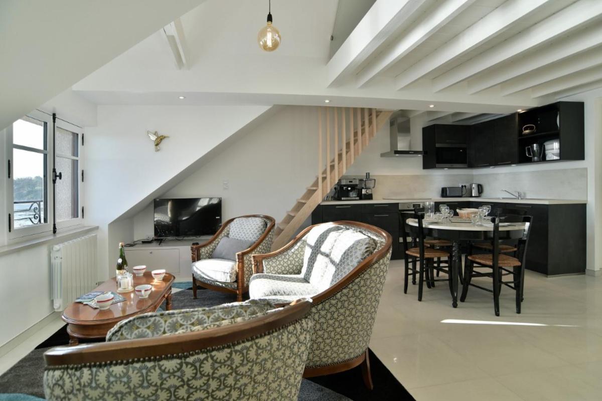 Lostra 2 - Appartement Avec Mezzanine, Front De Mer A Cancale Sur Le Port De La Houle Zewnętrze zdjęcie
